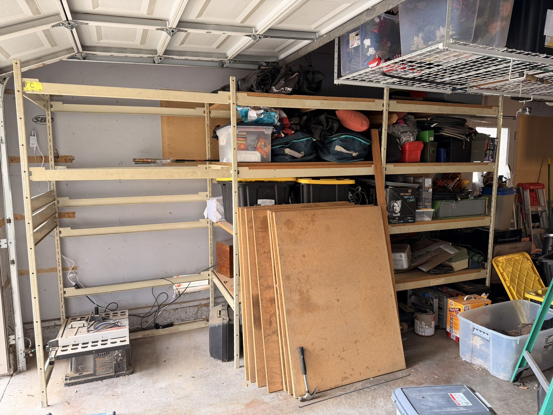 Large Metal Garage Storage Shelves