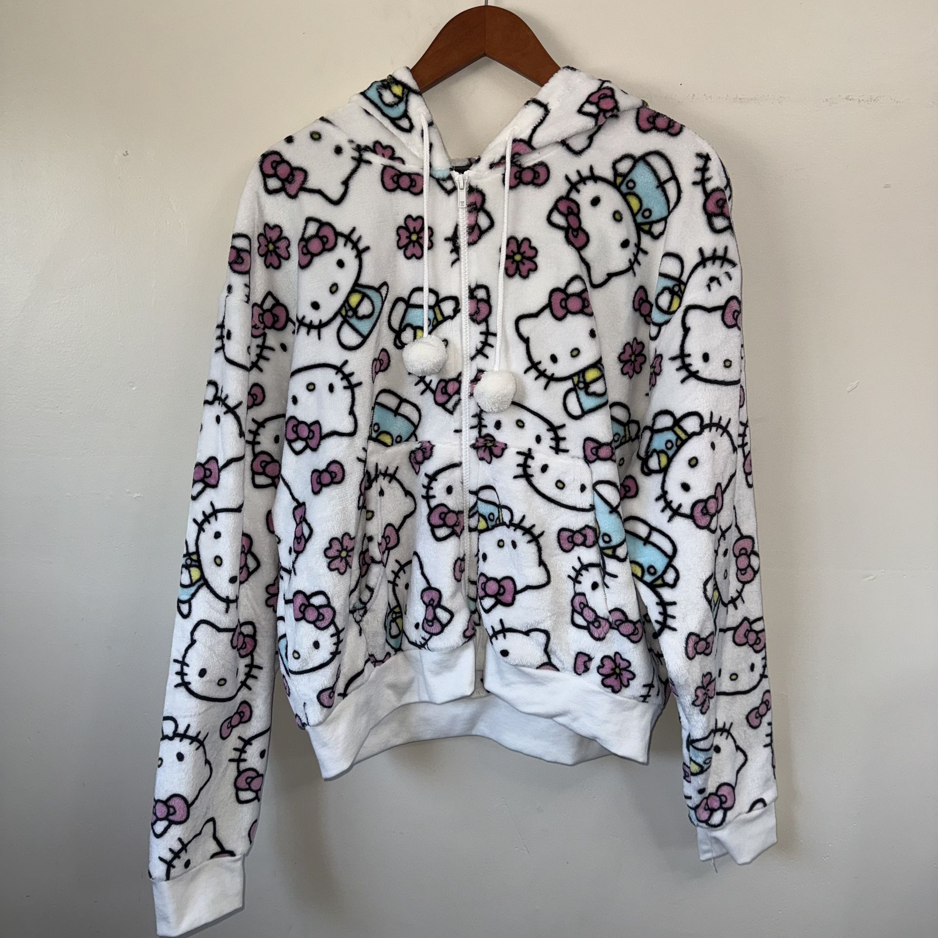 Hello Kitty Pullover Hoodie Size L