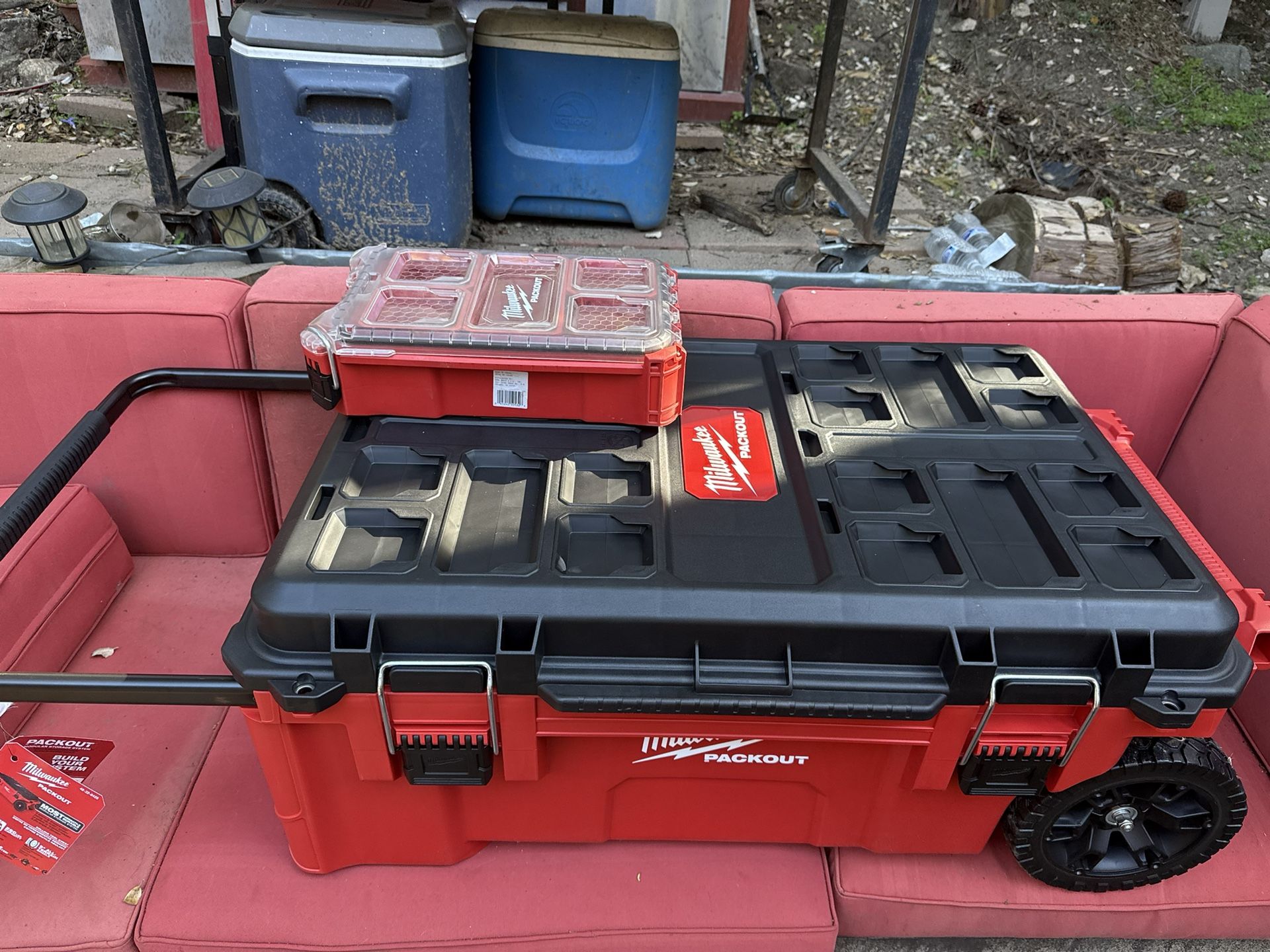 Large Milwaukee Box With Small Bin Box 6 Hundred Value