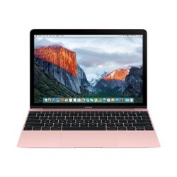 Rose Gold 12” MacBook Retina - 8GB RAM / 500GB - Big Sur - Factory Reset