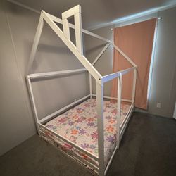Full size Floor Bed Frame.