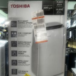 Toshiba Portable Air Conditioner 10BTU On Box