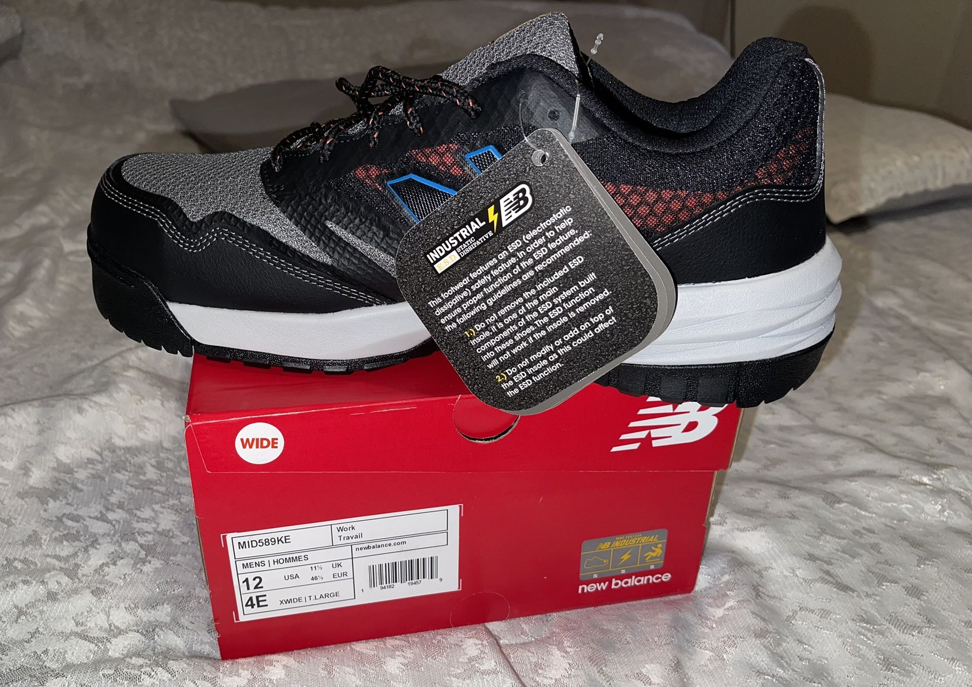 Brand New Size 12 Steel Toe New Balance Sneakers $40 