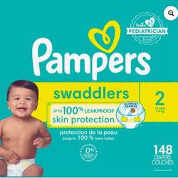 Pampers Swaddlers Diapers Enormous Pack - Size 2 - 148ct