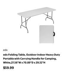 6 Feet Fold Table 