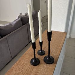 Candle Holders/ Candles Included