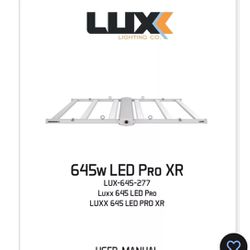 LUXX Hydroponic Light