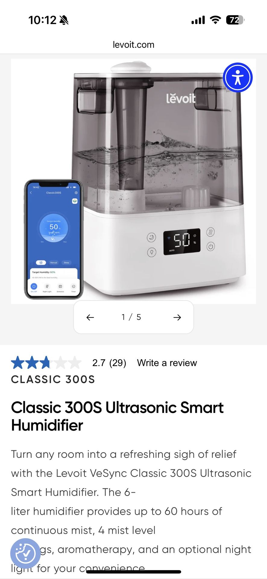 Brand New Smart Humidifier