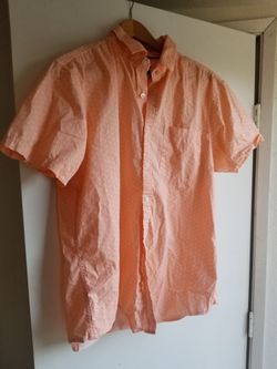 Apt 9 Mens Large Short Sleeve Button Up Shirt