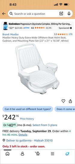 Boat chairs