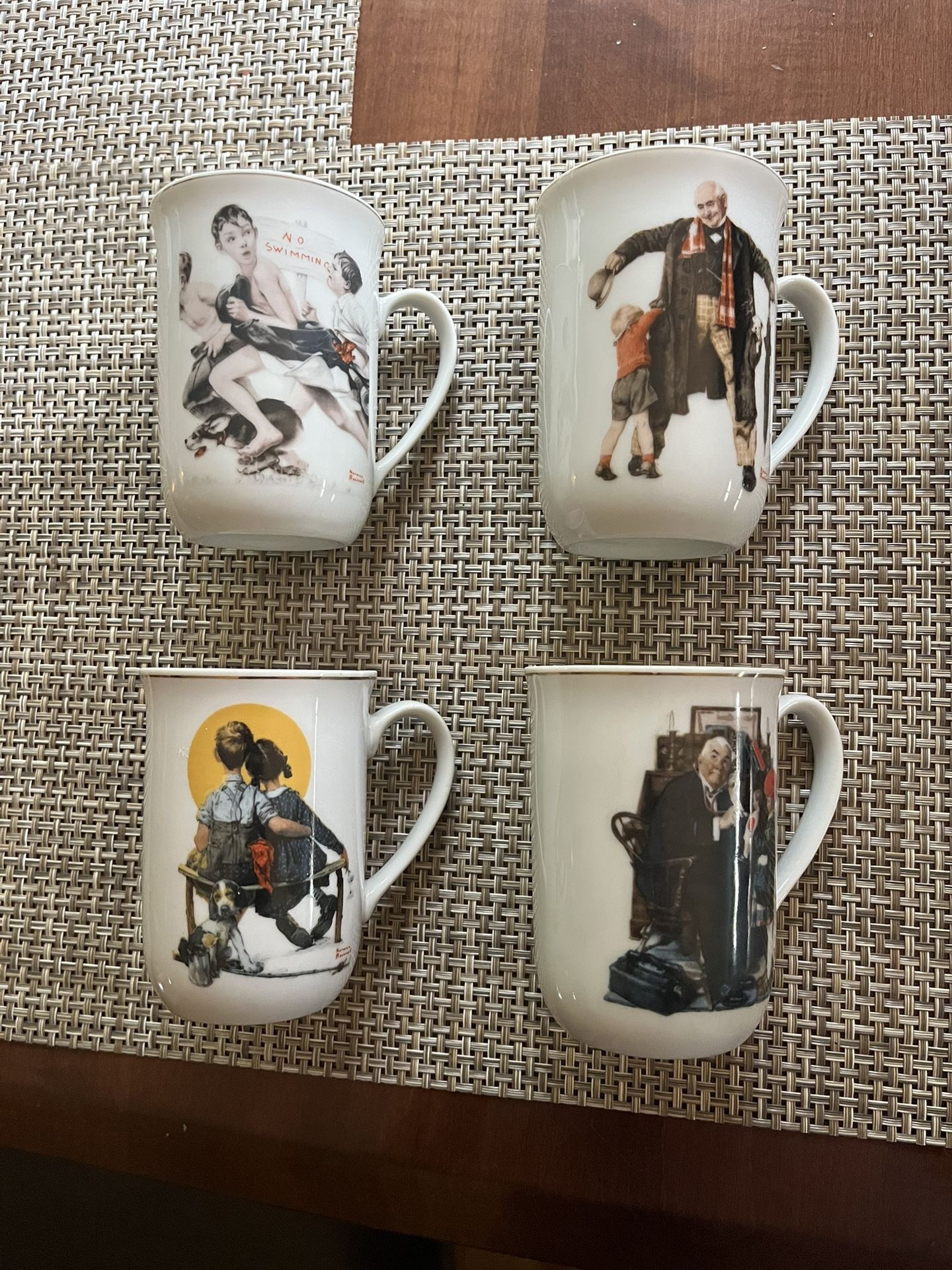 Norman Rockwell Coffee Mugs