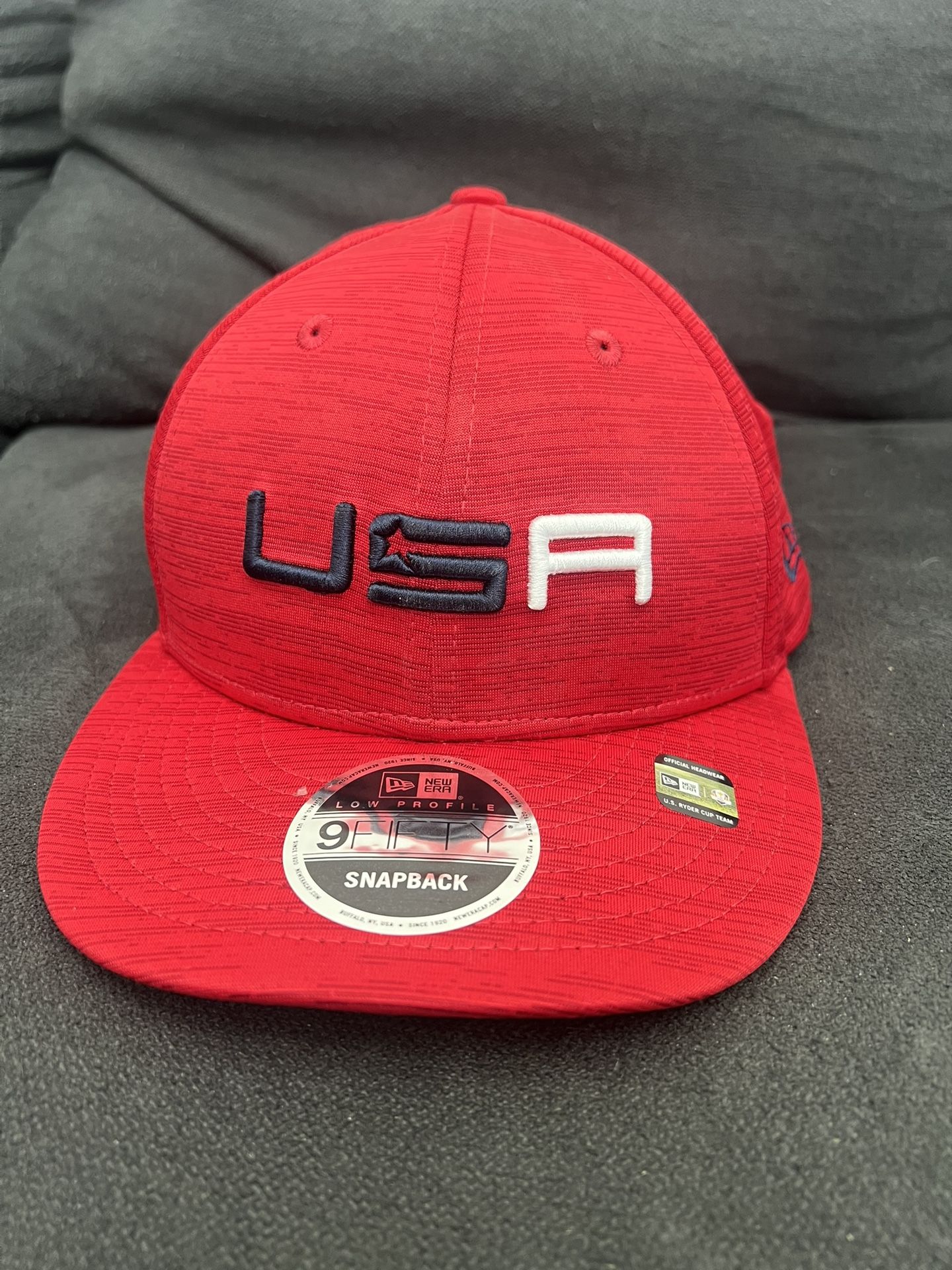 2023 New Era 9FIFTY Team USA Ryder Cup Red Snapback Hat – New With Tags