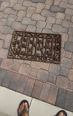 Cast Iron Door Mat
