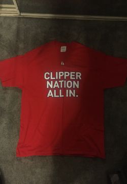 Los Angeles Clipper's Red T-Shirt