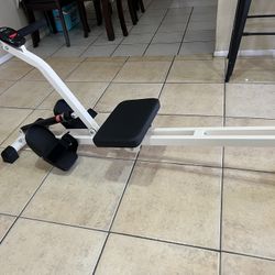 Feierdun Compact Adjustable Rowing Machine for Home 300LBS Weight Capacity with 12 Levels of Resistance for Complete Body Workouts Foldable Hydraulic 