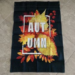 Fall Autumn Large Flag Banner Decoration  27”x40”