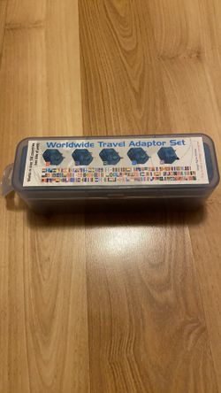 World Worldwide Travel adaptor set 5 piece set.