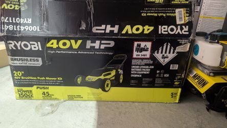 New Machine 40 V. Lawn Mower 