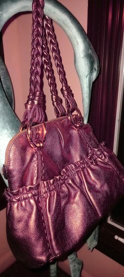 Bronze Leather Purse B Makowsky 