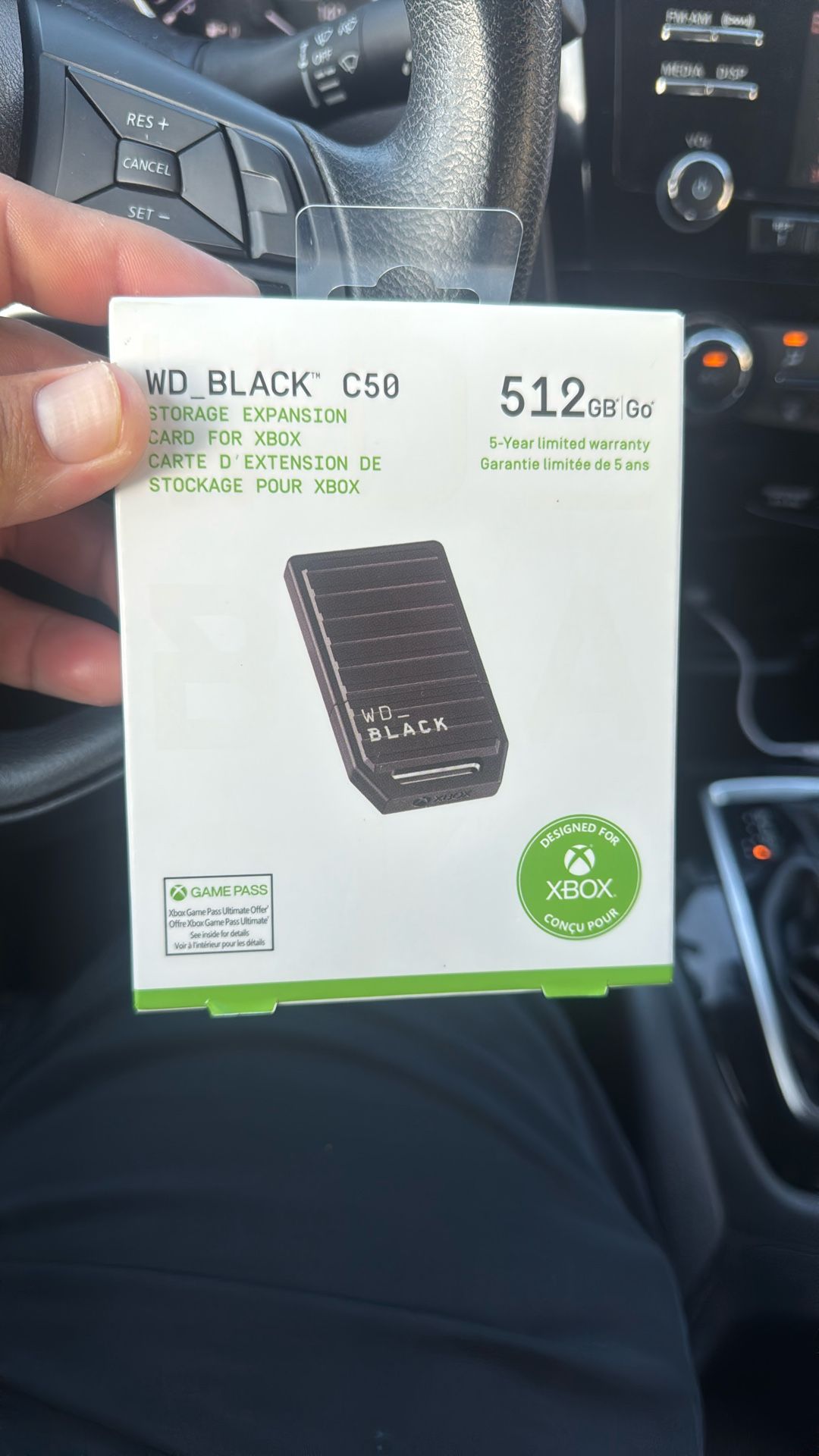 Xbox storage expansion card