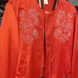 Silk Jacket Fits Small Or Medium 