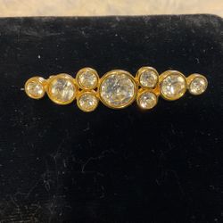 Beautiful Vintage Gold tone With Crystal Rhinestones(Napier)