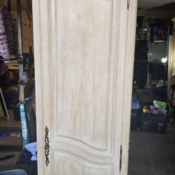 French Provincial Armoire w/ Mirror + 12 Drawers