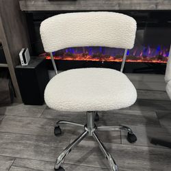 New White Chair/Office Chair/vanity Chair/computer Chair