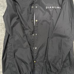 diamond supply co coach jacket windbreaker 