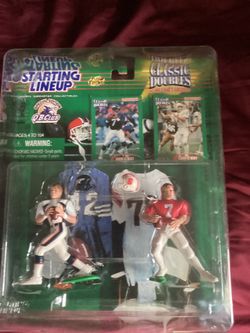 Starting Lineup Classic Doubles John Elway
