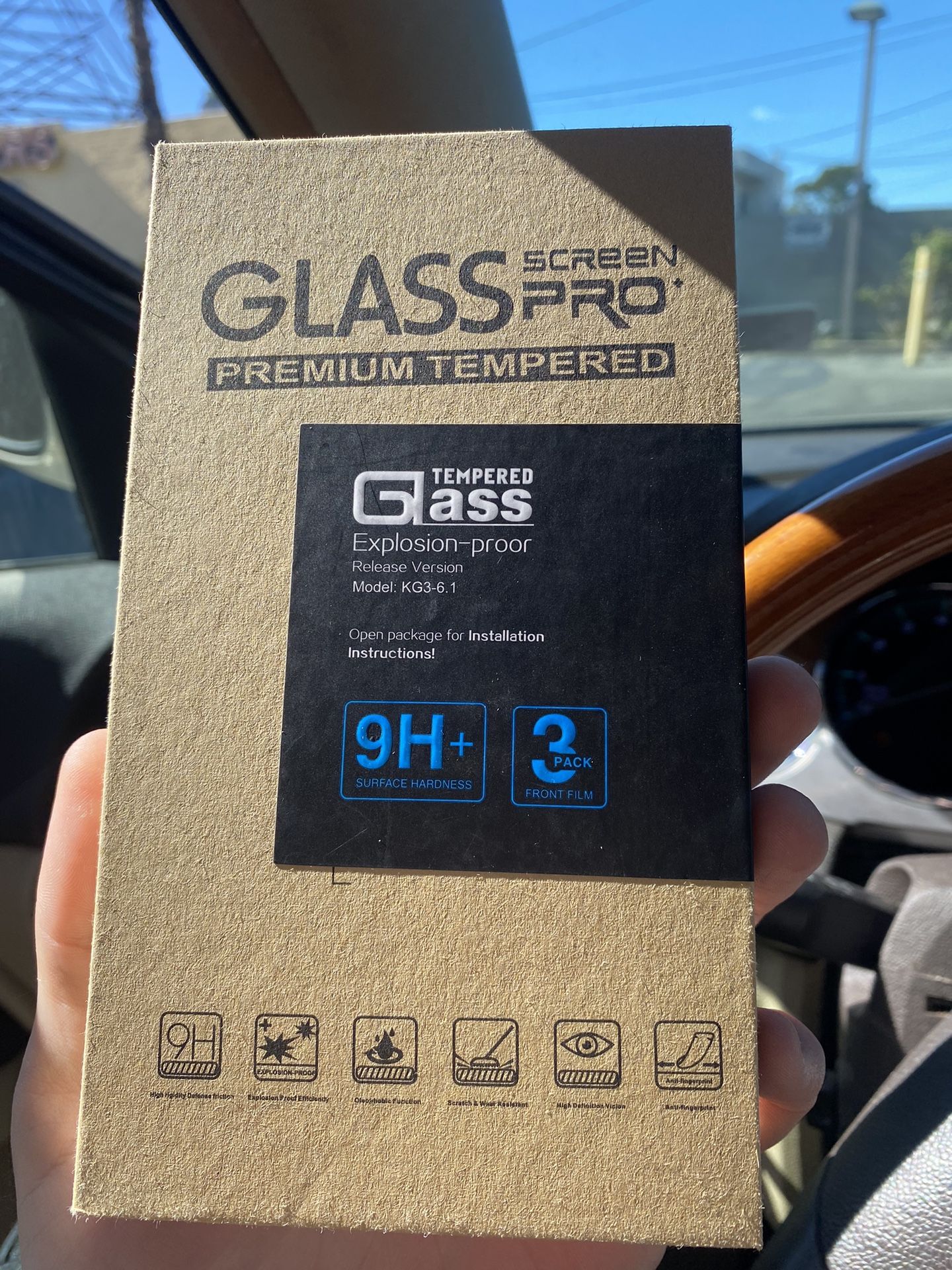 iPhone Screen Protector- 3 PACK