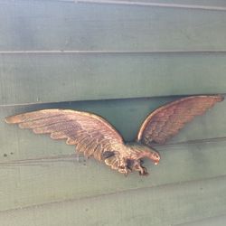 Vintage Solid  Bronze Eagle 