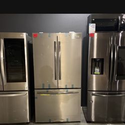 Counter Depth New Frigidaire Gallery Bottom Freezer Refrigerator With Internal Water Dispenser And Ice Maker ‼️‼️