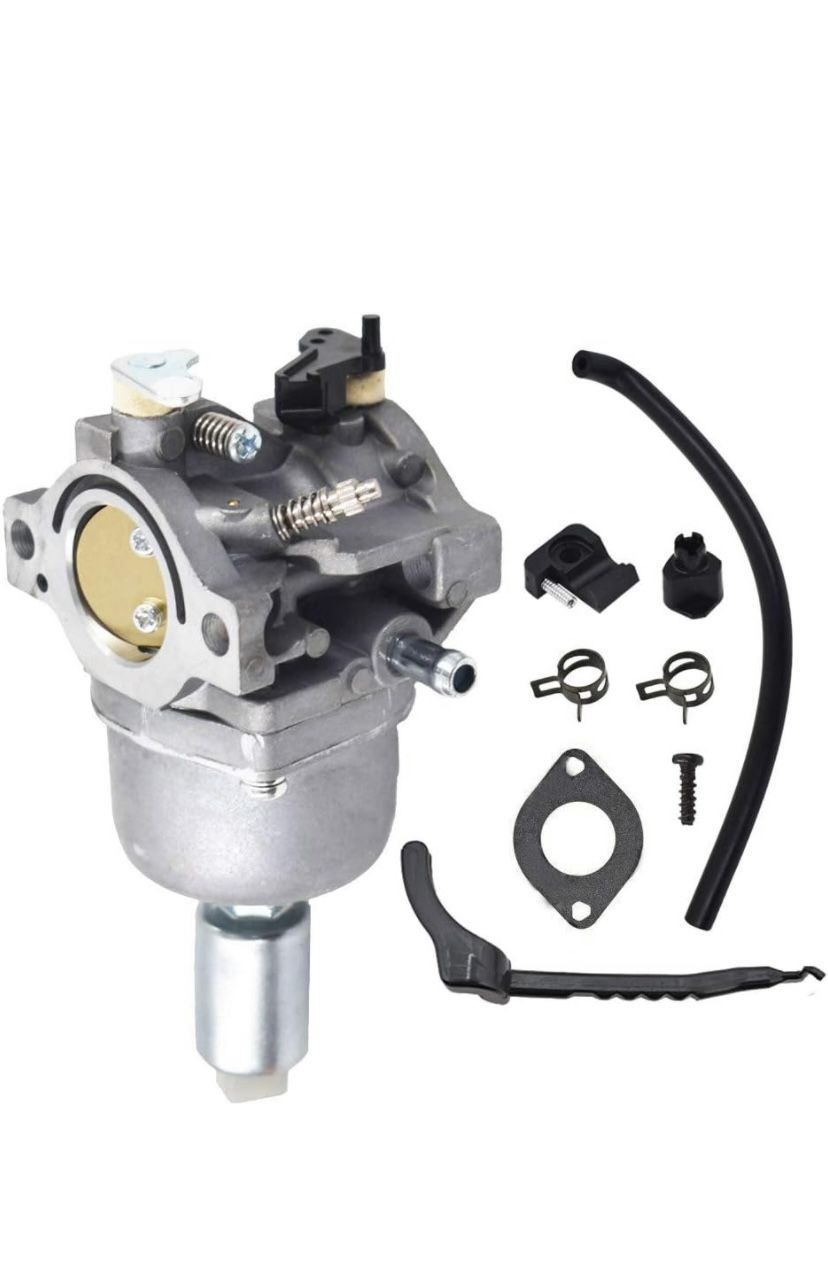 Carburetor Carb Kit Replacement for Troy Bilt 42 Inches Riding Mower Replacement for Briggs & Stratton 17.5 I/C OHV Engine Lawn Mower Tractor