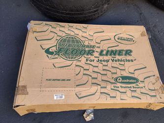 Quadratec Jeep full floor, Open box, unused, still with labels.