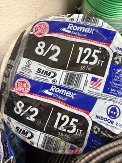 New Romex wire 8/2