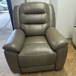Delivery available New leather recliner