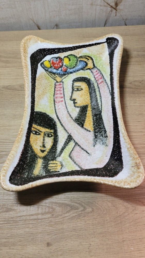 Enzo Borgini Display Plate for BAGNI CERAMICHE 500/696 Italy EXTREMELY RARE !!!