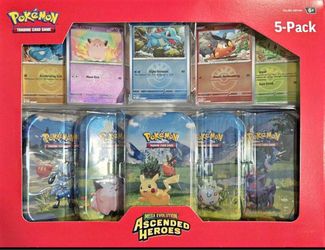 Pokémon TCG Mega Evolution Ascended Heroes 5-Pack