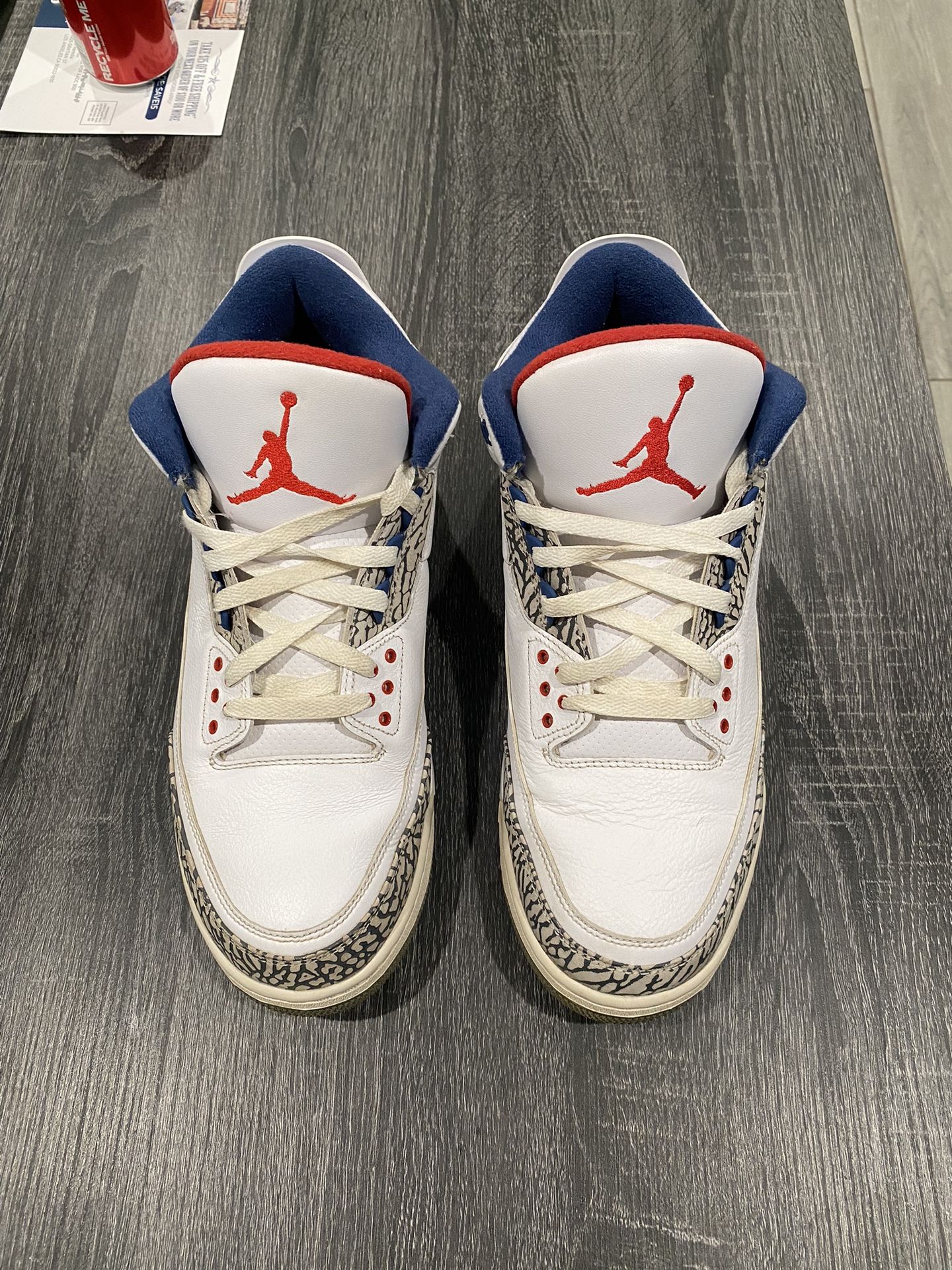 Jordan 3 True Blue Size 13 Men (Beaters)