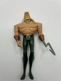 2009 Mattel DC Justice League Unlimited Aquaman Action Figure 5” Loose Hook