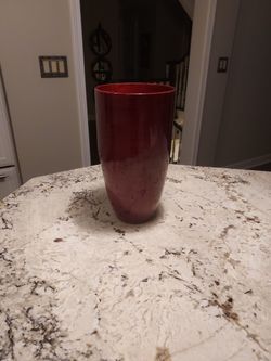 Red Vase