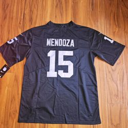 Raiders Youth Mendoza black Jerseys $50ea Firm S M L Xl 2x 3x