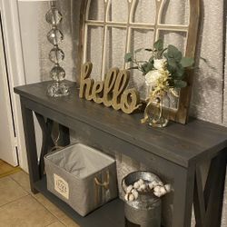 Custom Solid wood Matching entry table w/ Coffee table $400 OBO