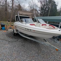 Boat and trailer