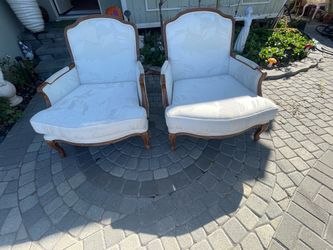 Pair of French Provincial Armchairs