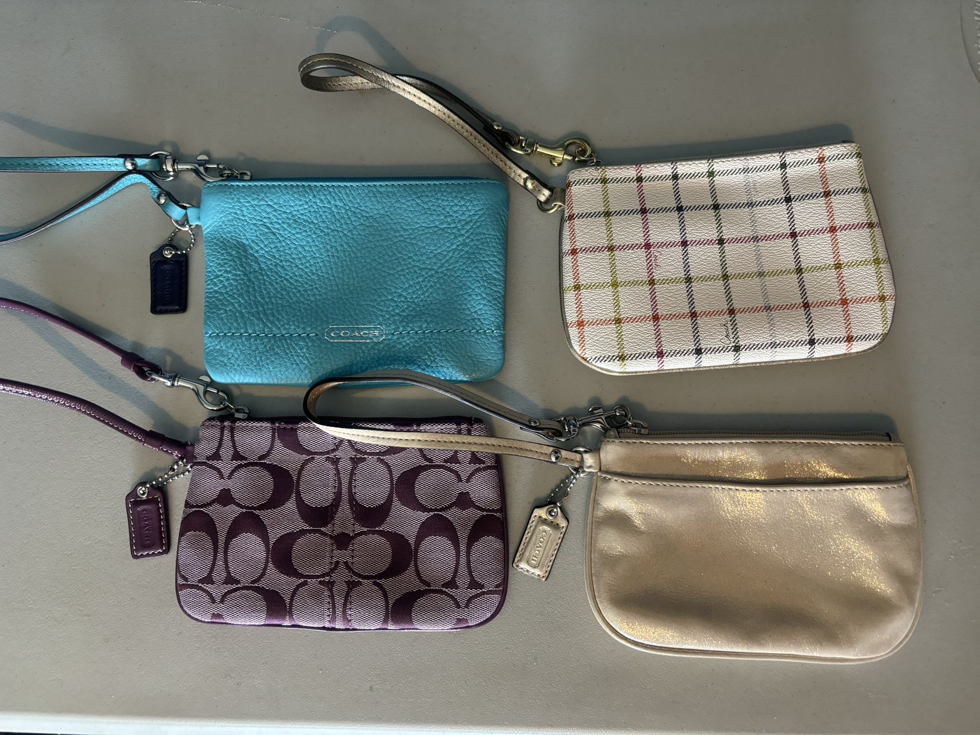 Coach wristlets