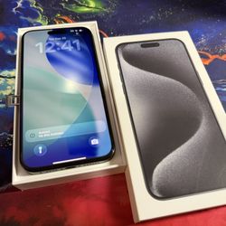 iPhone 15 Pro max 256GB Black Titanium With Sim Card Slot