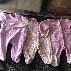 Baby girl 0-3 month one piece outfits