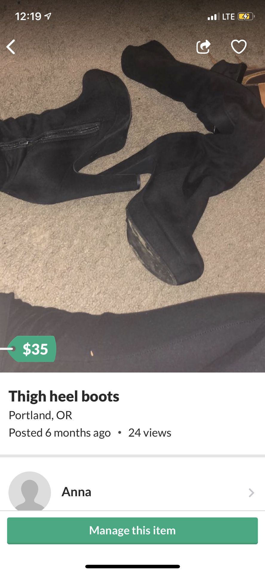 Thigh high heels boots